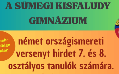 Jelentkezz német nyelvi csapatversenyünkre!