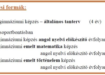Induló képzések